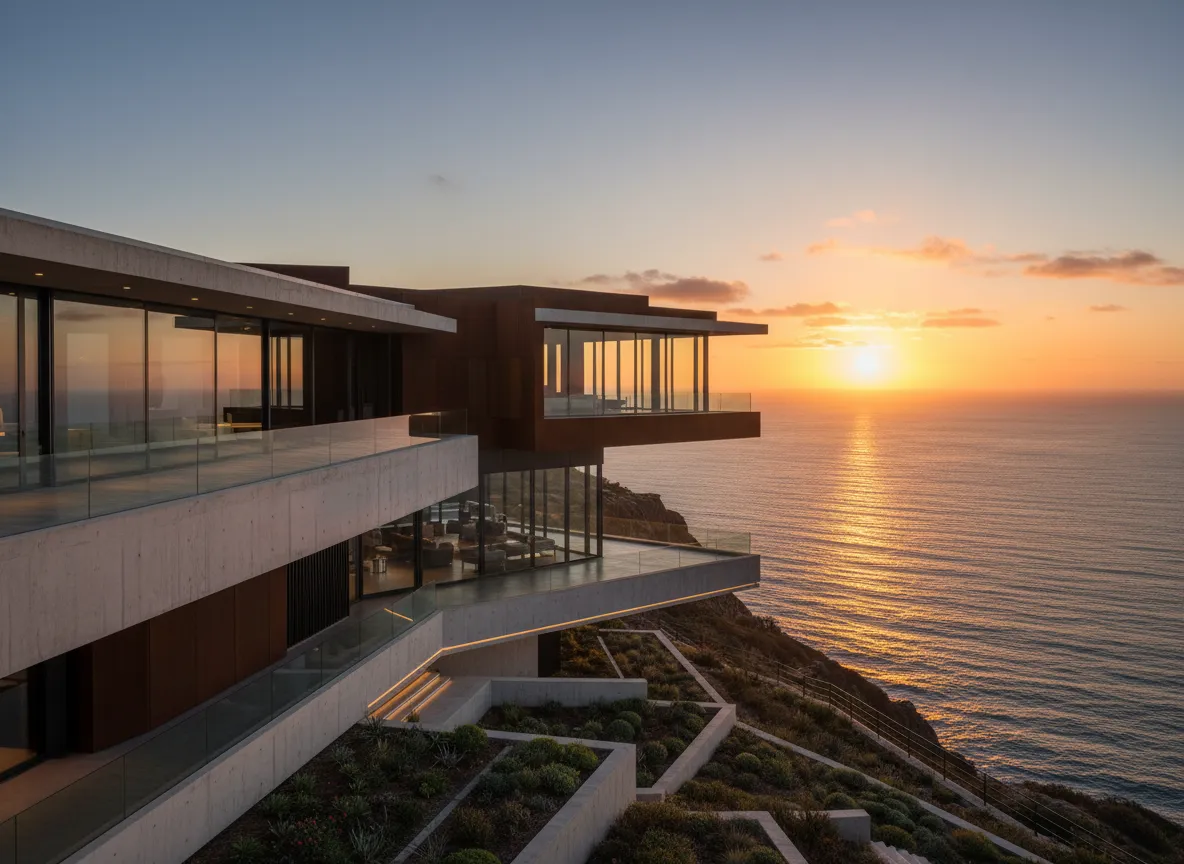 Eine Galerie verschiedener Bilder: ein architektonisches Exterieur, ein Produkt auf einem Sockel und eine Spielumgebung, die alle eine meisterhafte Lichtnutzung zeigen.