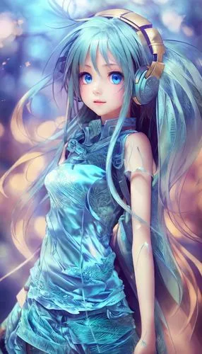 一个女孩,hatsune miku,vocaloid,mermaid background,aqua,miku,water-the sword lily,rusalka,water nymph,cyan,underwater background,neptune,medusa,ocean background,umiuchiwa,mermaid,water lotus,fantasia,water