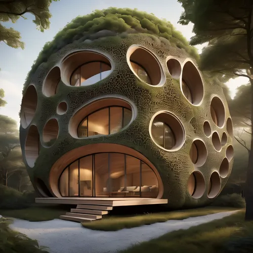 cubic house,eco hotel,tree house hotel,futuristic architecture,insect house,tree house,cube house,eco-construction,house in the forest,capsule hotel,round house,mobile home,round hut,frame house,cube 
