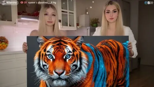 
Эта девушка Гиперреалистичный 3D-рендер свирепого тигра со сложным замысловатым дизайном. Светящийся мех тигра напоминает полупрозрачное жидкое огнеупорное стекло в неоново-красном, неоново-оранжевом