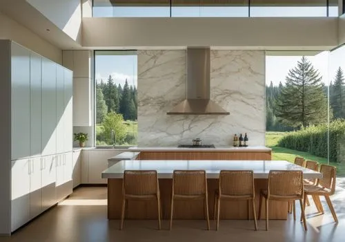 Marble Wall,a kitchen with a island top in a large room,modern kitchen interior,modern kitchen,kitchen design,modern minimalist kitchen,travertine,kitchen interior