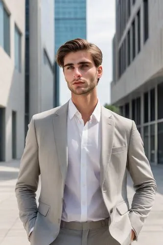 outdoor professional headshots，professional headshots，Minimalist Modern Fashion，man,real estate agent,ceo,businessman,business man,white-collar worker,financial advisor,sales man,male model,business a