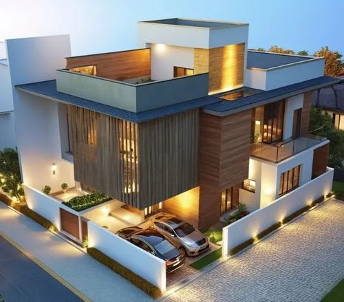 modern elevation,this large modern home has all of the windows in it,modern house,residential house,two story house,render,modern architecture,luxury home