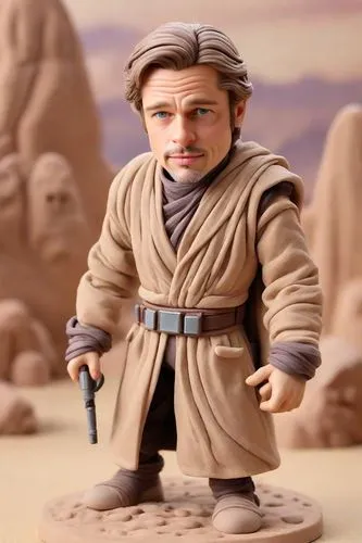 obi-wan kenobi,3d figure,actionfigure,collectible action figures,clay figures,miniature figure,luke skywalker,action figure,sand timer,figurine,game figure,clay animation,jedi,miniature figures,solo,f