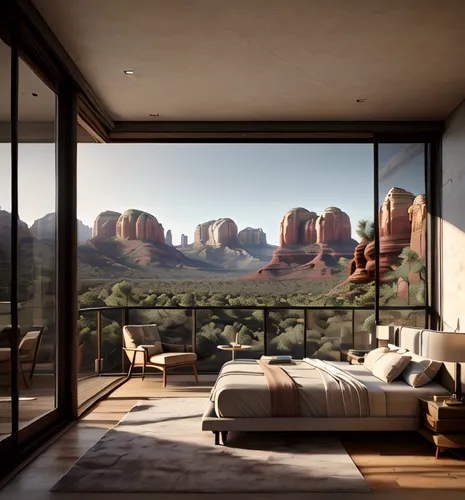 sedona,bedroom window,house in the mountains,beautiful home,house in mountains,cliff dwelling,mountain range,the cabin in the mountains,window treatment,zion,mountainside,luxury property,desert landsc