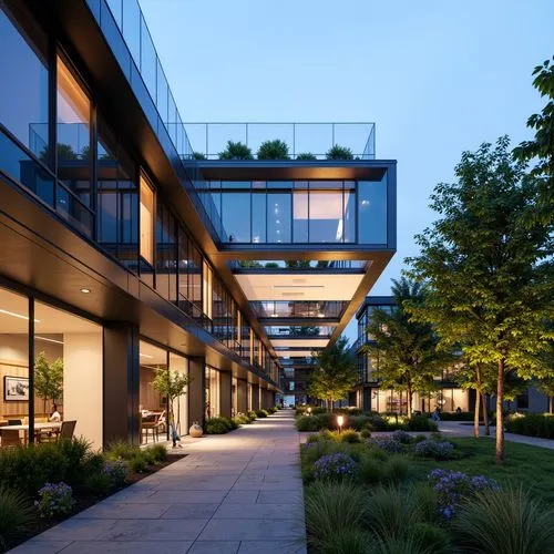 Social Housing Style Residential Area Design Ideas