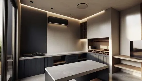 the interior of an office with various desks and shelves,modern minimalist bathroom,luxury bathroom,modern kitchen interior,kitchen design,interior modern design,kitchen interior,modern kitchen,bath r