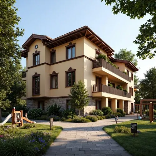 Kindergarten Classicism Style Architecture Design Ideas