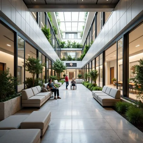 International Style Rehabilitation Center Architecture Design Ideas