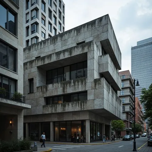 Urban Apartment Brutalism Style Design Ideas