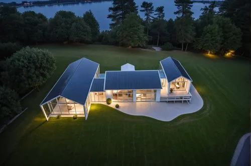 dreamhouse,roof landscape,huset,roof domes,smart house,summer house,cube house,beautiful home,etfe,velux,luxury property,forest house,dunes house,inverted cottage,house shape,turf roof,new england sty