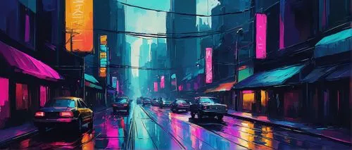 Digital art studio, artistic software, smartphone, various filters, impressionist, watercolor, oil painting, sketch, cartoon, abstract, futuristic, cyberpunk, neon lights, cityscape, urban, modern, sl