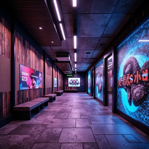 Postmodern Metro Station Interior Design Ideas