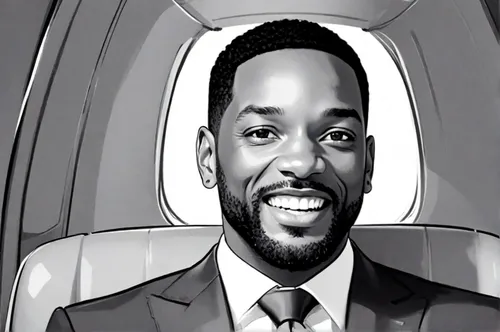 a black man on a suit,african businessman,black businessman,business jet,animated cartoon,caricature,cartoon doctor,ceo,corporate jet,suit actor,vector illustration,television presenter,pudelpointer,v