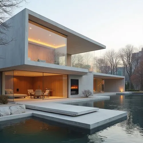 明治 神宮 クリスマス マーケット,modern home with water fountain surrounded by surrounding trees,modern house,modern architecture,house by the water,beautiful home,pool house,dreamhouse,luxury home,modern style,luxu