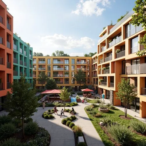 Hostel Social Housing Building Architecture Design Ideas