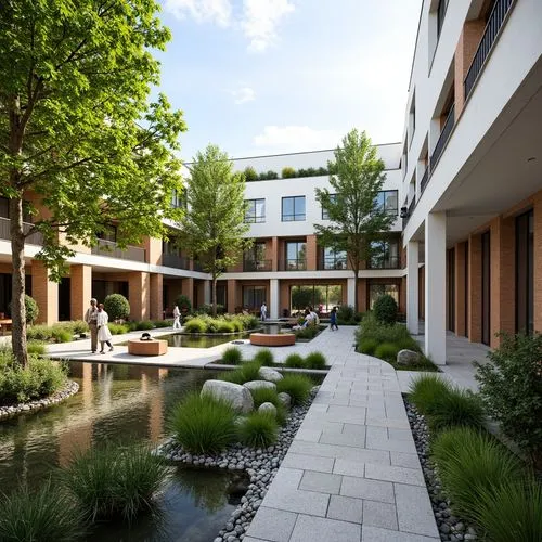 Streamline Moderne Style Healthcare Center Architecture Design Ideas