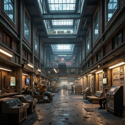 Factory Futurism Style Building Design Ideas