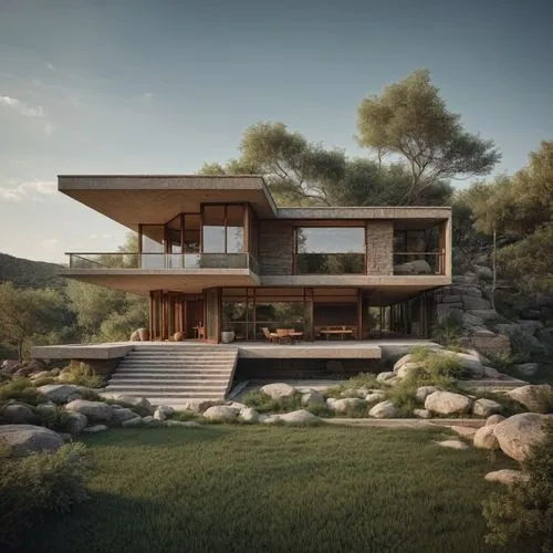 dunes house,modern house,modern architecture,cubic house,3d rendering,timber house,house in mountains,house by the water,house in the mountains,mid century house,eco-construction,render,wooden house,c