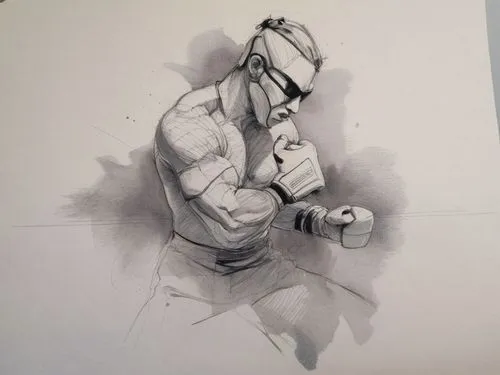 the man is holding an object as if he were looking at it,male poses for drawing,daredevil,baseball drawing,charcoal drawing,medic,game drawing,drawing trumpet,charcoal,charcoal pencil,sketching,shadow