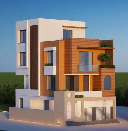 modern house,3d rendering,modern architecture,render,cubic house,renders,residential house,two story house,voxel,townhomes,contemporary,3d rendered,residencial,modern building,multistorey,antilla,home