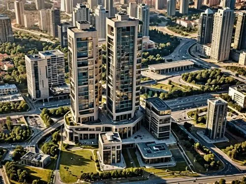 TOWER TIPO MODERNO FUTURISTA,this is a very tall building next to several roads,the skyscraper,urban towers,international towers,skyscraper,residential tower,skyscraper town,renaissance tower,sky city