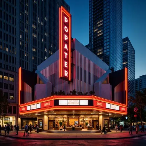 Canyon Deconstructivism Style Theater Design Ideas
