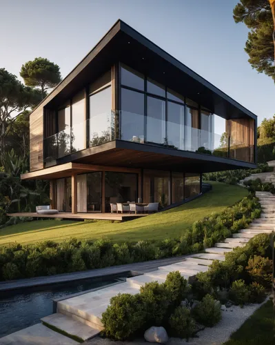 House, landscape, black, wood, modern, architect,modern house,dunes house,modern architecture,luxury property,house by the water,luxury home,timber house,smart house,smart home,beautiful home,cubic ho