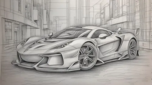 Style: Design Sketch-Detailed Outline,a very shiny, sporty car is in the middle of a sketchbook,car drawing,illustration of a car,lotus art drawing,cartoon car,3d car wallpaper,wireframe,borghini,futu