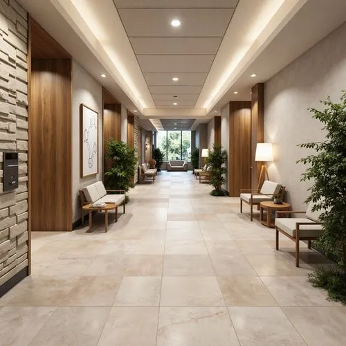 Neoclassicism Style Dental Clinic Interior Design Ideas