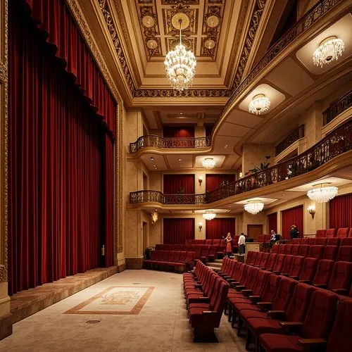 Baroque Style Concert House Design Ideas