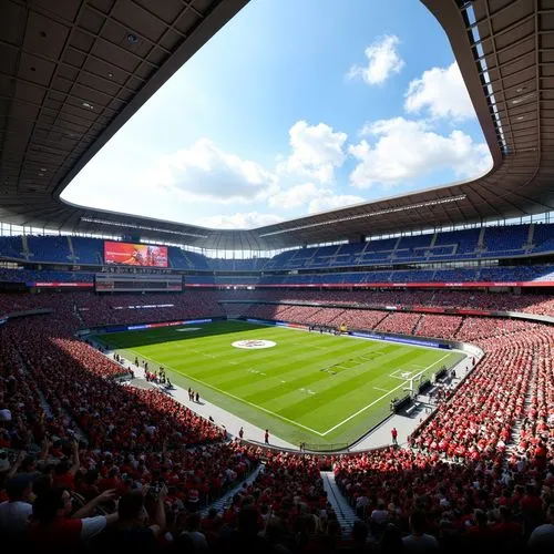 Eclecticism Style Football Stadium Architecture Design Ideas