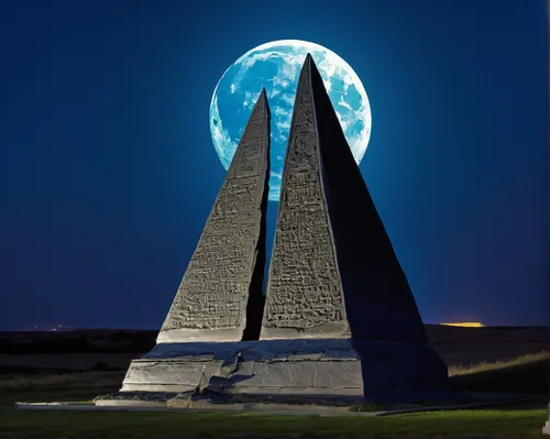 Craft a romantic tale of two lovers who meet secretly near an obelisk tomb under a full moon.,obelisk,obelisk tomb,phase of the moon,ring of brodgar,hermannsdenkmal,monument protection,stargate,daymar