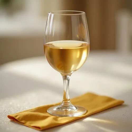 gold napkin in an elegant empty wine glass,wine glass with white wine sitting on a yellow napkin,white wine,a glass of wine,sauternes,wineglasses,wine glass,wine glasses,wineglass,glass of wine,a glas