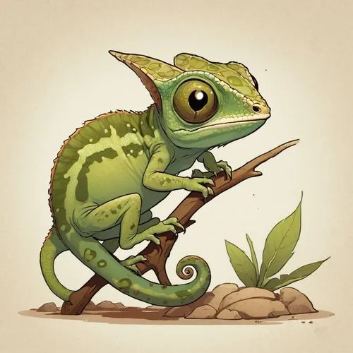 A baby chameleon,the green chamelon is perched on the nch,ring-tailed iguana,chameleon,green iguana,green crested lizard,herpetologist,iguana,beautiful chameleon,little crocodile,gecko,wonder gecko,py