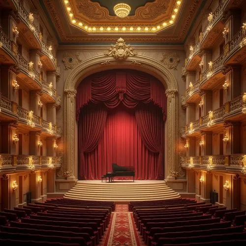 Baroque Style Concert House Design Ideas