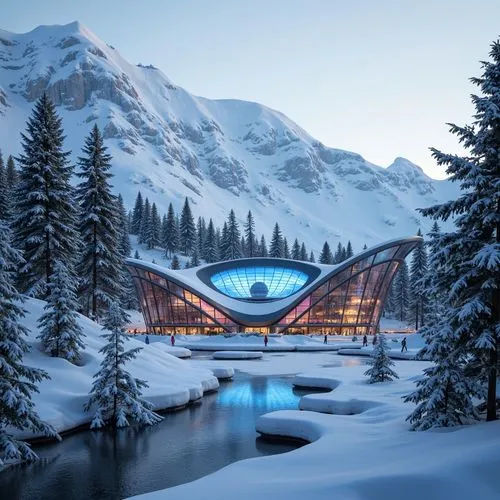 Ski Center Fusion Architecture Design Ideas