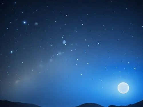 in the distance, a pair of stars twinkle and dance in the air, all forming a mesmerizing pattern. The stars surround a small village, some lying abandoned in the midst of a mountainous mountains. The 