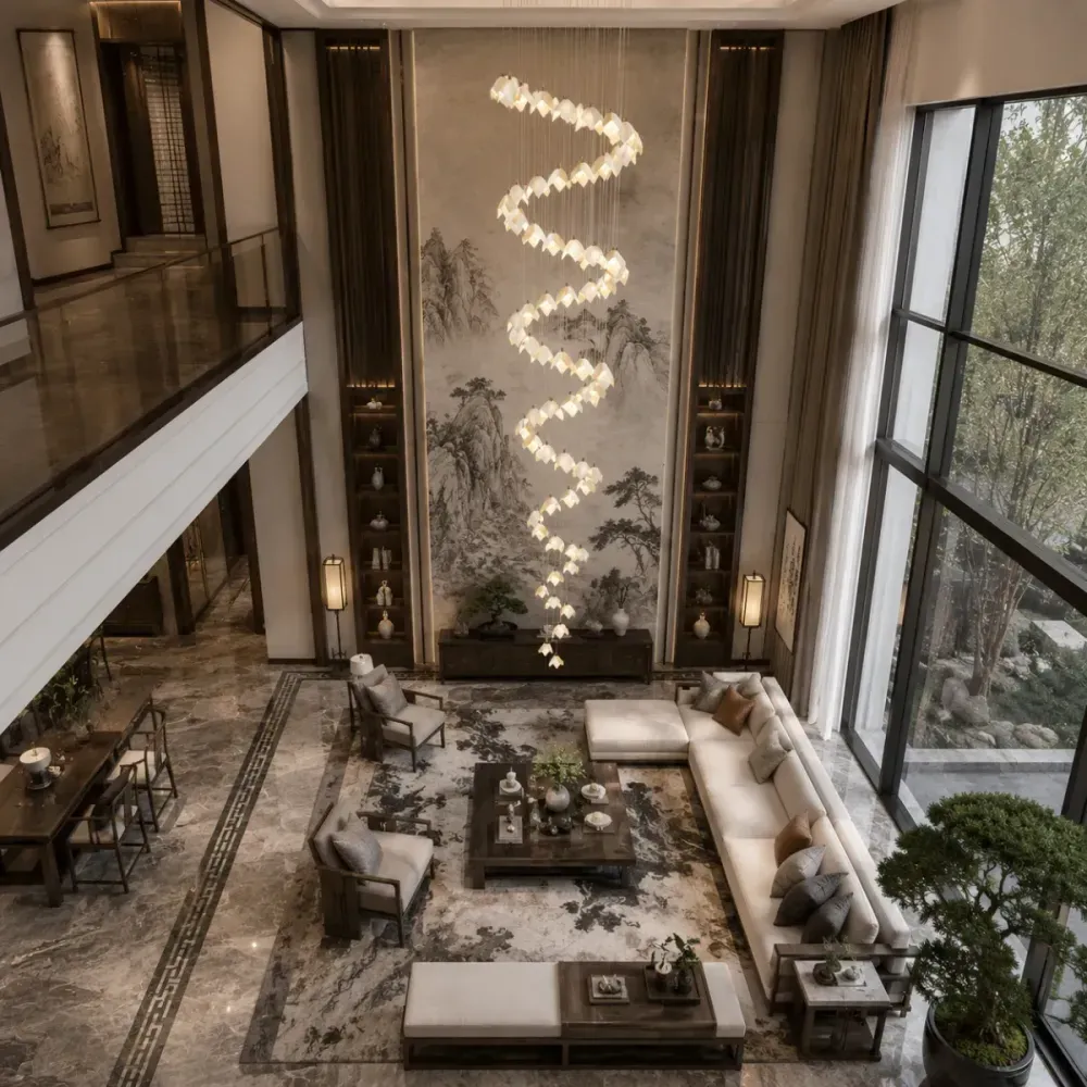 Flowing Petal Chandelier B