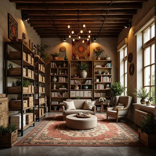 Eclectic Style Storage Room Interior Design Ideas