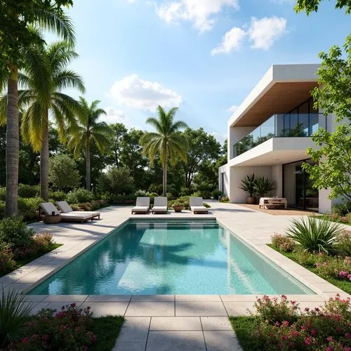 International Style Swimming Pool Architecture Design Ideas