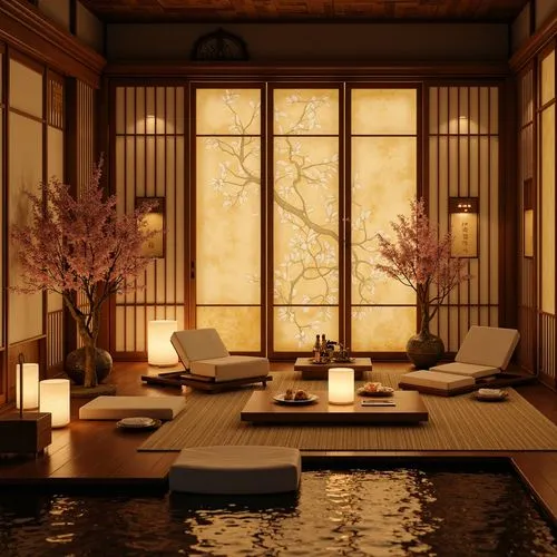 Asian Style Building Interior Design Ideas