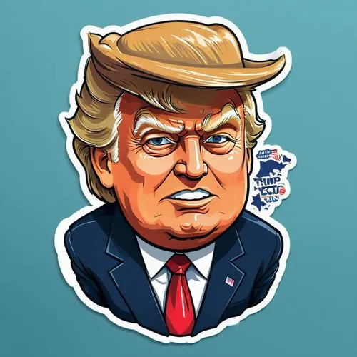 A cartoon Trump,trumpler,trump,clipart sticker,presidnet,stickers,sticker,trumpy,donald,strumpf,trumpeldor,vicepresident,speech icon,trollhattan,us president,trumps,seidensticker,pesident,tromp,populi