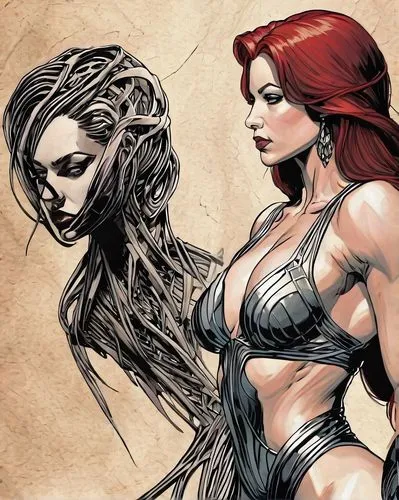 MASTERPIECE, ( COMIC ART|PAINTING|DRAWING ) 
By
GIGER.
Master piece, COMIC ART,
 ((lineart|(COMIC ART)) by (MARVEL COMICS)), 
double exposure, half figure Rough (color pencil sketch on old cracked pap