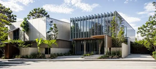 modern architecture,modern house,contemporary,glass facade,metal cladding,palo alto,dunes house,residential,landscape designers sydney,landscape design sydney,garden design sydney,cube house,cubic hou
