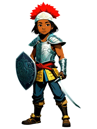 a tiny cute humanoid ronin samurai with mushroom cap hat,female warrior,bactrian,male character,roman soldier,warrior woman,aztec,game character,png image,wind warrior,king caudata,my clipart,afar tri