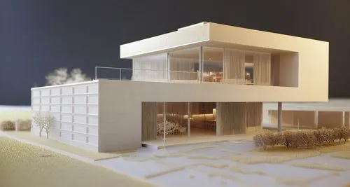 a model of a house in the middle of desert,model house,dolls houses,cubic house,renders,dollhouses,miniature house,redevelop,render,cube stilt houses,prefabrication,prefabricated,doll house,prefab,red