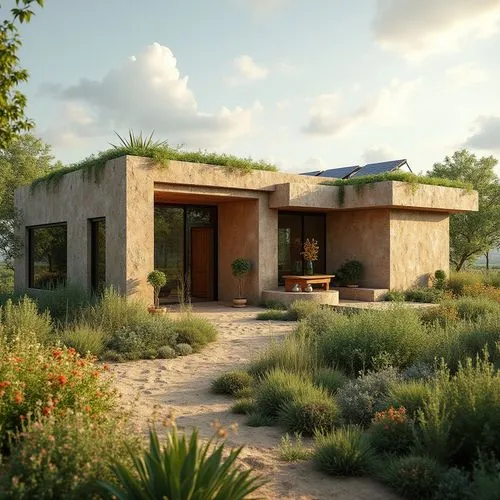 Workshop Futurism Style Rammed Earth Design Ideas
