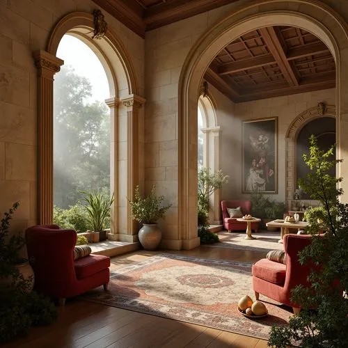 High School Romanticism Style Building Architecture Design Ideas