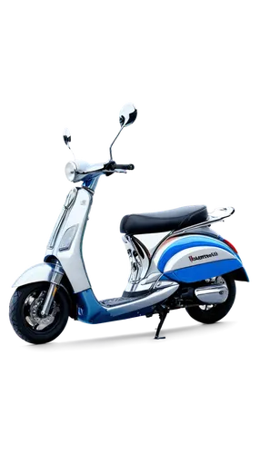 Scooter, shiny metal body, colorful stripes, leather seat, chrome handlebars, sporty wheels, dynamic pose, speeding motion, urban road background, morning sunlight, low-angle shot, dramatic shadows, v